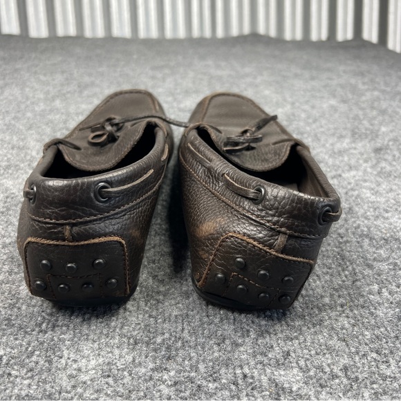 Tods Loafers Shoes Leather Beige Mens US Size 5 main image 5